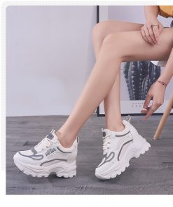GS122  Giày sneaker tăng chiều cao 9cm - giày nâng chiều cao